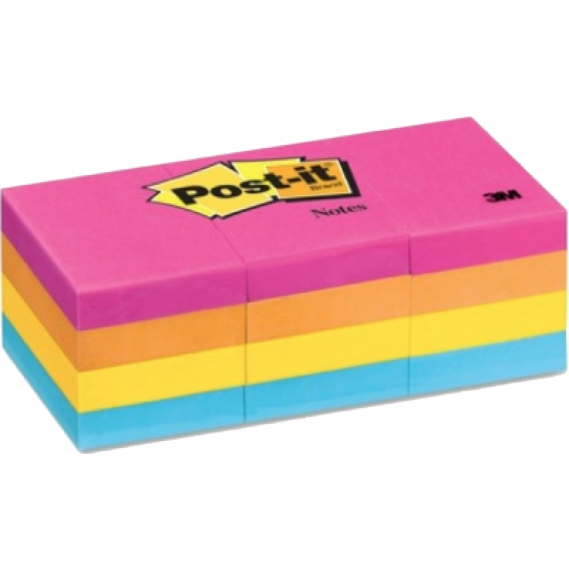 3M™ Post-it® Note 報事貼便條紙(螢光色系) [1.5x2"] 653AN