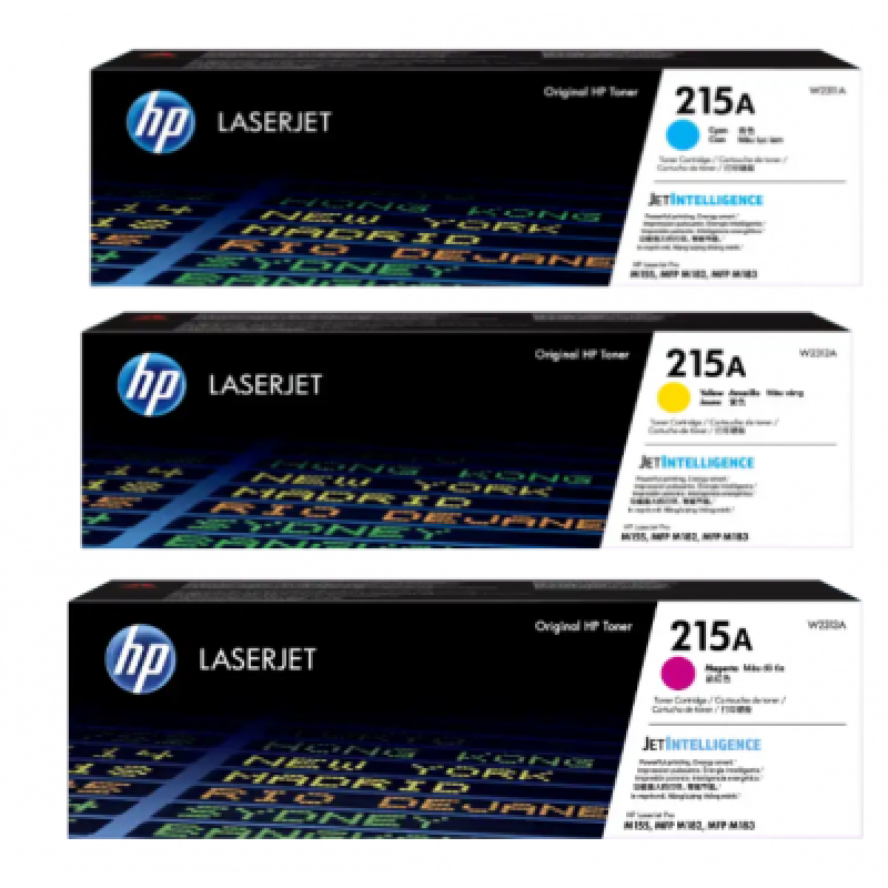 HP Toner Cartridge 215A W2311A/2A/3A [Cyan/Magenta/Yellow]