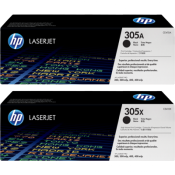 HP Toner Cartridge #305A/X CE410A/CE410X (Black)