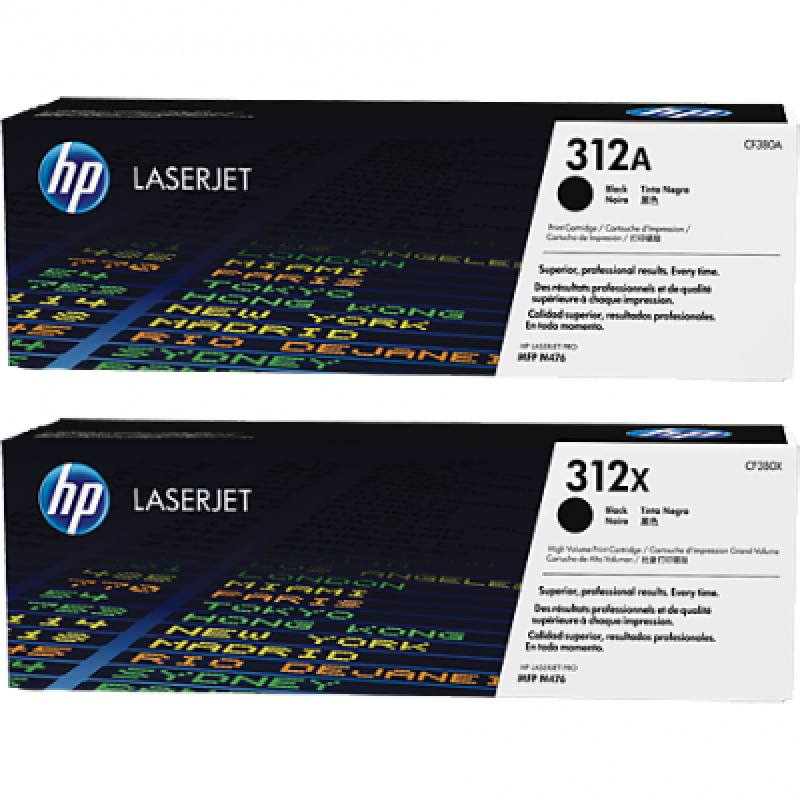 HP Toner Cartridge #312A/X CF380A/CF380X (Black)