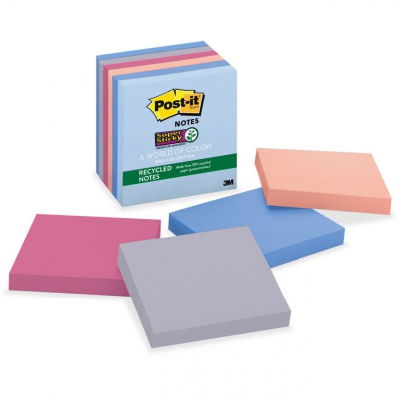 3M™ Post-it® Note 環保超黏便條紙 [3x3"] 654-6SSNRP