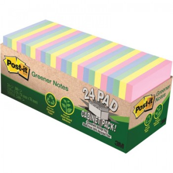 3M™ Post-it® Note 環保便條紙 [3x3"] 654R-24CP-AP