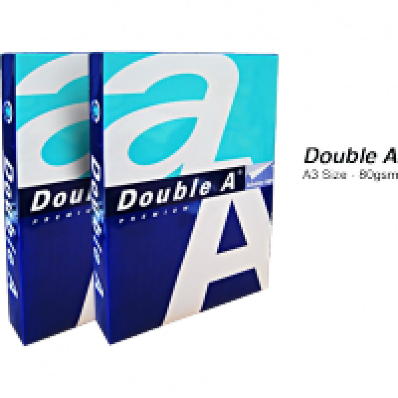 Double A A3 80gsm 白色影印紙