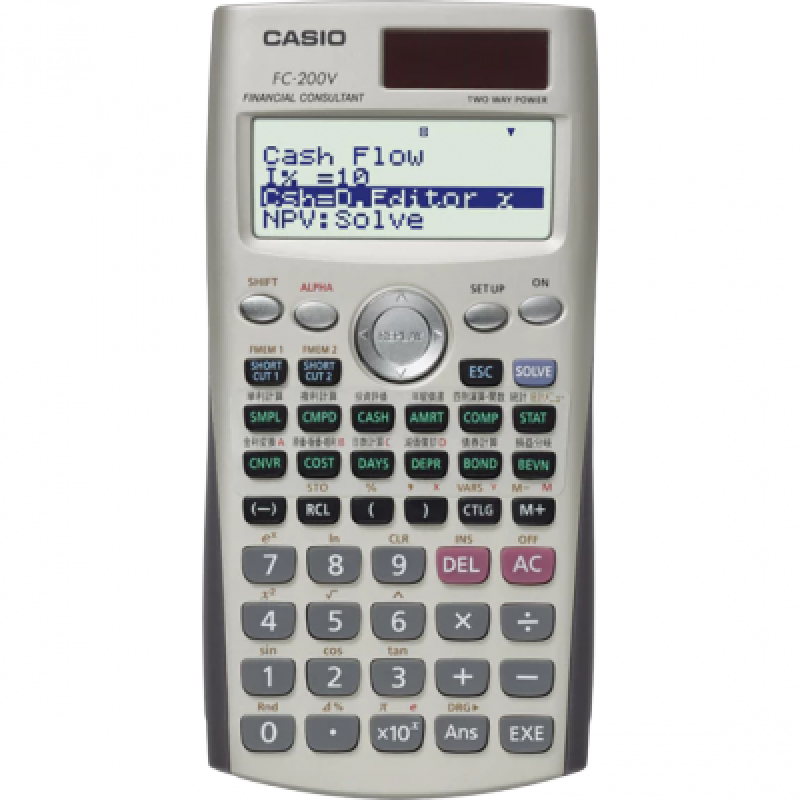 Casio 科研及財務計算機 FC-200V