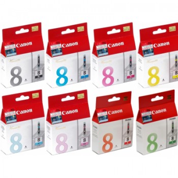 Canon Ink Cartridge CLI-8 (BK/C/M/Y/PC/PM/R/G)